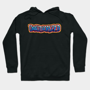 Unauthorized Graffiti Logo Hoodie